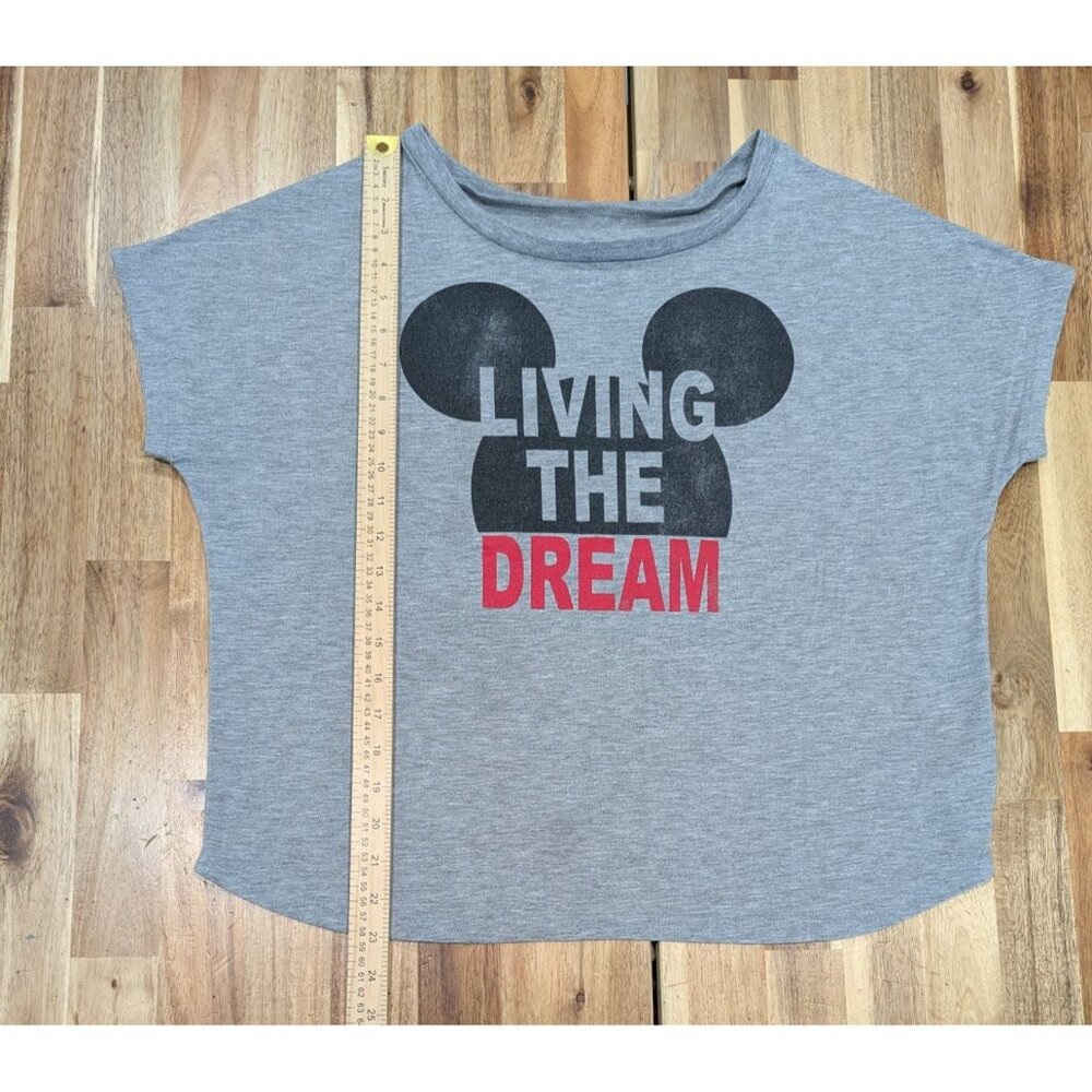 Disney Mickey Mouse‎ Living the Dream T Shirt Size Medium